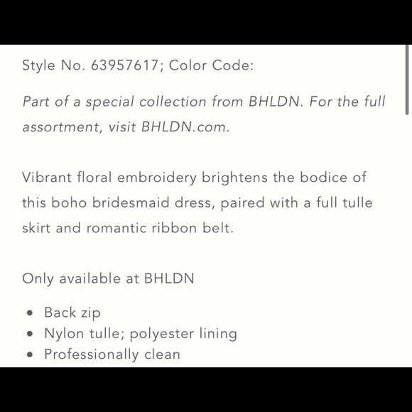 NWT BHLDN Anthropologie dress - Picture 16 of 16